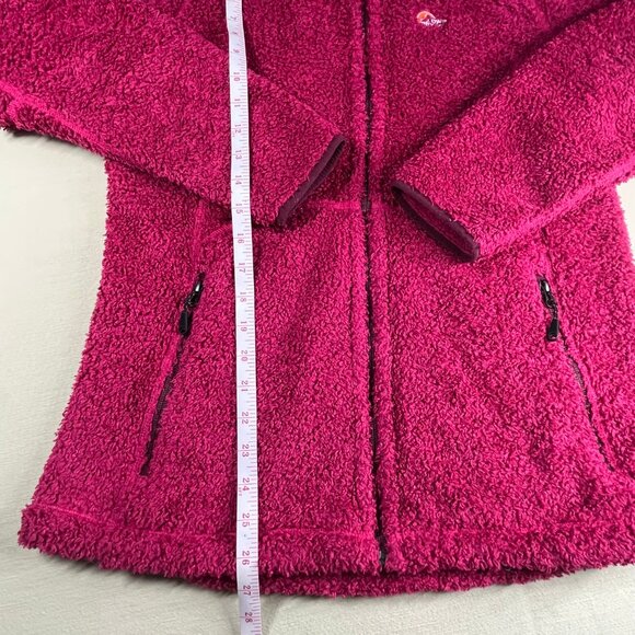 Lowe Alpine Polartec Sherpa Zip Up Jacket Women's Fuchsia 100% Polyester - Picture 11 of 11